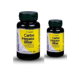 Pachet Carbo Hepato Biliar, 60 capsule + 30 capsule, DVR Pharm