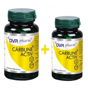 DVR Pharm - Carbune Activ pachet 60caps + 30caps