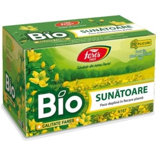 Ceai sunatoare Bio N167, 20 plicuri, Fares