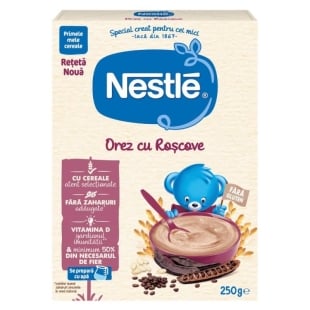 Cereale din orez cu roscove, +6 luni, 250 g, Nestle