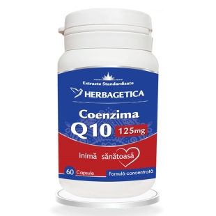 Coenzima Q10 125 mg, 60 capsule, Herbagetica