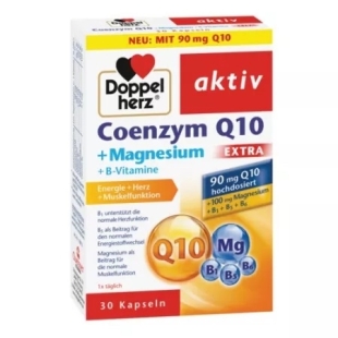 Aktiv Coenzima Q10 Extra 90 mg + Magneziu + B1 + B5 + B6, 30 capsule, Doppelherz