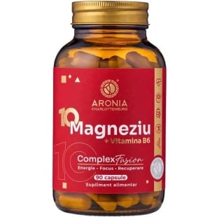 Complex Fusion 10 forme de magneziu + vitamina B6, 90 capsule, Aronia Charlottenburg