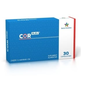 CorBleu, 30 capsule moi, Bleu Pharma