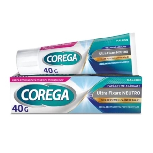 Crema adeziva pentru proteza dentara Neutro Corega, 40 g, Gsk (Haleon)