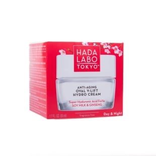 Crema anti-imbatranire de zi si noapte cu super acid hialuronic forte, lapte de soia si gingseng, 50 ml, Hada Labo Tokyo