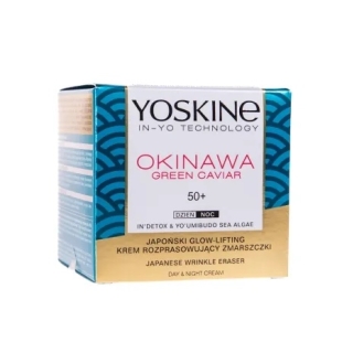 Crema cu efect de lifting pentru ten 50+ Okinawa Green Caviar, 50 ml, Yoskine