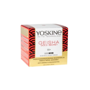 Crema antirid si fermitate pentru ten 65+ Geisha Gold Secret, 50 ml, Yoskine