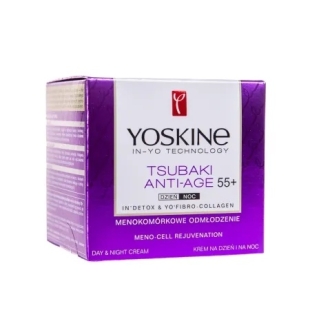 Crema antirid pentru ten 55+ Tsubachi Anti-Age, 50 ml, Yoskine