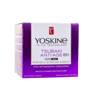 Crema antirid pentru ten 65+ Tsubachi Anti-Age, 50 ml, Yoskine