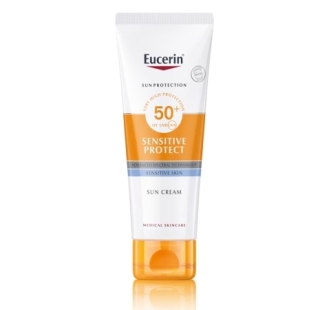 Crema de fata SPF 50+ Sun Protection Sensitive Protect, 50 ml, Eucerin