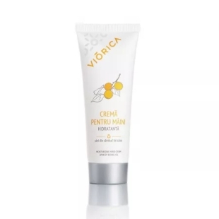 Crema de maini hidratanta cu ulei din samburi de caise, 75 ml, Viorica