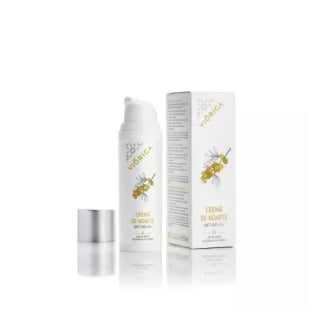 Crema de noapte anti-rid 45+ cu ulei de catina, 50 ml, Viorica