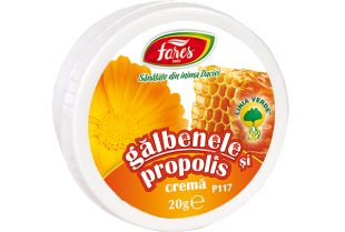 Crema galbenele si propolis 20g, Fares
