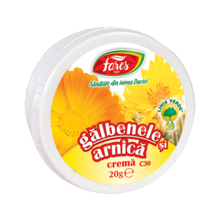 Crema galbenele si arnica 20g, Fares