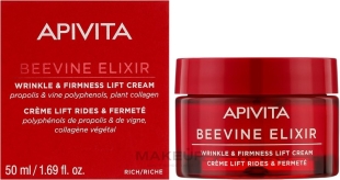 Crema lejera Beevine Elixir, 50 ml, Apivita