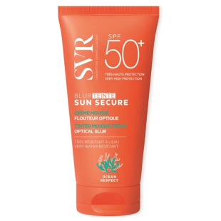 Crema spuma nuantatoare SPF 50+ nuanta Beige Rose Sun Secure Blur Hale, 50 ml, SVR