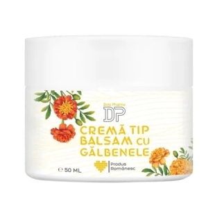 Crema tip balsam cu extract de galbenele, 50 ml, Dotz Pharma