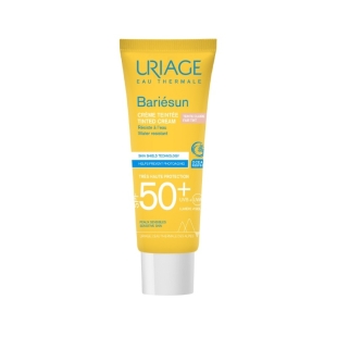 Crema colorata protectie solara SPF 50+ nuanta Fair, Bariesun, 50 ml, Uriage