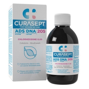 Apa de gura cu 0.05% clorhexidina ADS DNA 205, 200 ml, Curasept
