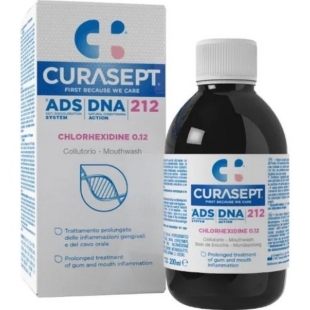 Apa de gura cu 0.12% clorhexidina ADS DNA 212, 200 ml, Curasept