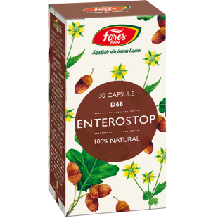 Enterostop antidiareic (D68) 30caps., Fares