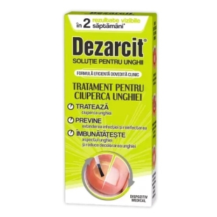 Dezarcit solutie tratament pentru ciuperca unghiei, 5 ml, Zdrovit