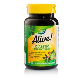 Alive Diabetic Multivitamin Nature's Way, 60 tablete, Secom