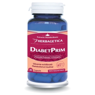 Diabetprim, 30 capsule, Herbagetica