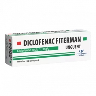 Diclofenac unguent 10 mg/g, 150 g, Fiterman Pharma
