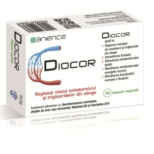 Diocor, 30 capsule vegetale, Sanience