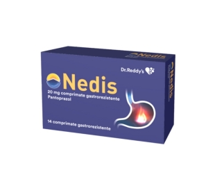 Nedis, 20 mg, 14 comprimate gastrorezistente, Dr. Reddys