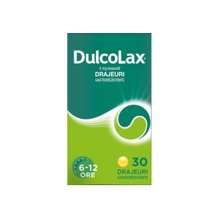 Dulcolax, 5 mg, 30 drajeuri gastrorezistente, Sanofi