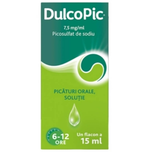 Dulcopic, 7,5 mg/ml picaturi orale solutie, 15 ml, Sanofi