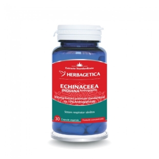 Echinaceea Indiana, 30 capsule, Herbagetica
