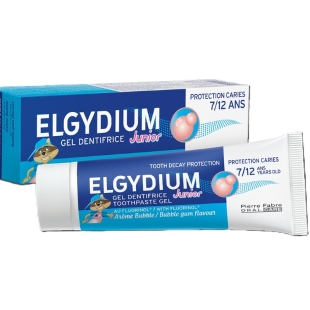 Pasta de dinti pentru copii 7-12 ani, Junior Bubble, 50 ml, Elgydium