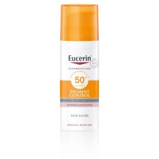 Crema de fata SPF 50+ Sun Protection Pigment Control, 50 ml, Eucerin