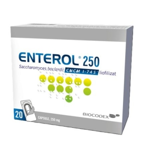 Enterol 250 mg, 20 capsule, Biocodex