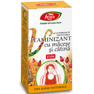 Vitaminizant cu macese si catina (F154) 63compr., Fares