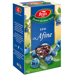 Ceai cu afine Aromfruct, 75 g, Fares