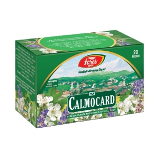 Ceai calmocard, 20 plicuri, Fares