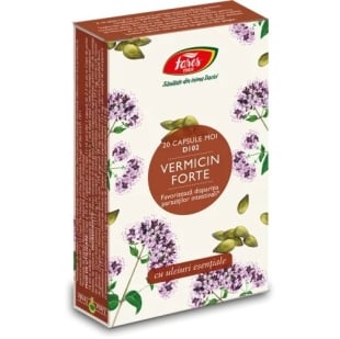 Vermicin Forte 20caps, Fares