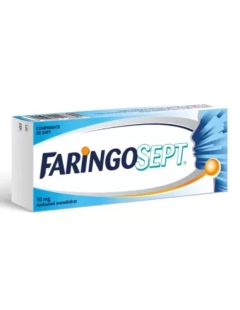 Faringosept, 10 mg, 10 comprimate de supt, Terapia