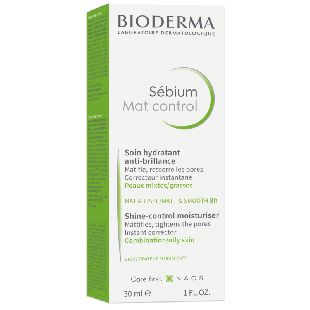 Fluid hidratant matifiant Sebium Mat Control, 30 ml, Bioderma