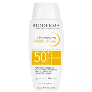 Fluid mineral SPF 50+ Photoderm, 75 g, Bioderma