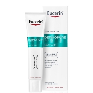 Fluid matifiant pentru fata DermoPure, 40 ml, Eucerin