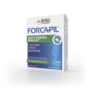 Forcapil Anti Caderea Parului (Forcapil Verde), 30 comprimate, Arkopharma