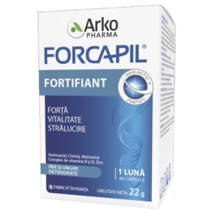 Fortifiant pentru par si unghii, 60 capsule, Arkopharma