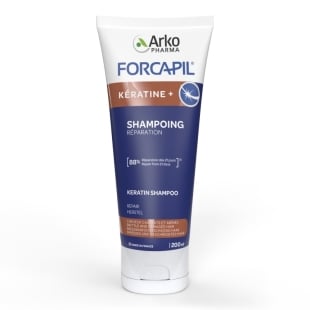 Sampon fortifiant pentru par deteriorat Forcapil Keratine+, 200 ml, Arkopharma