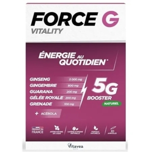 Force G Vitality, 10 fiole buvabile, Vitavea